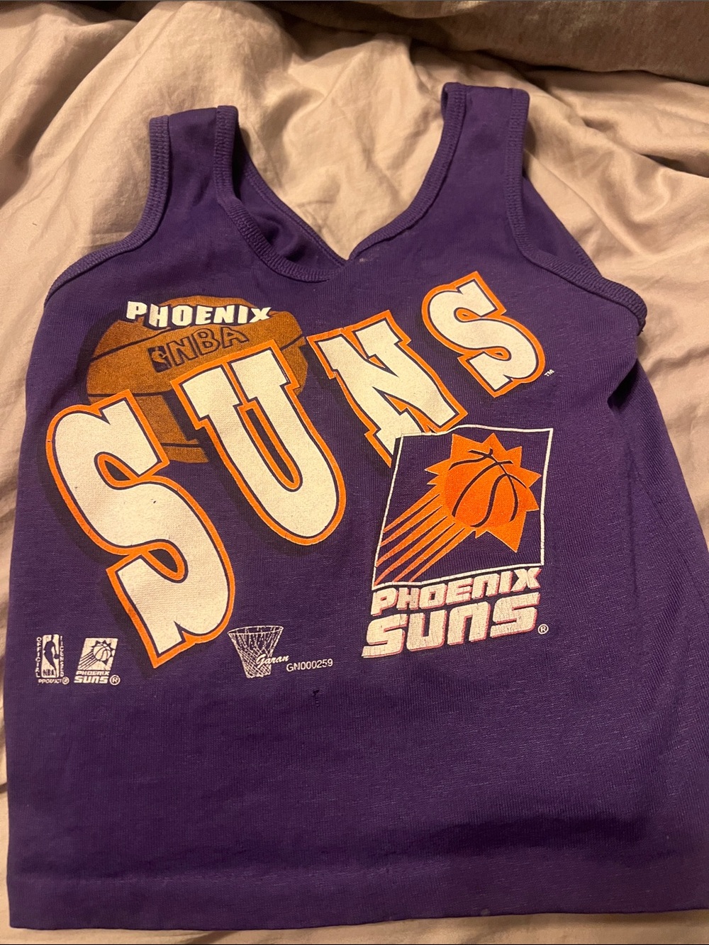 Vintage Phoenix Suns Purple Graphic Tank Top Kids size S(4)